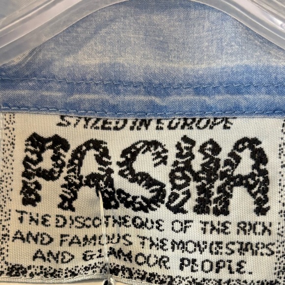 Vintage PASHA 100% Silk Button Down - Picture 7 of 7